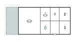 floor-plan - Ferienhaus für 4 Personen (60 m²) in Væggerløse - Top-Hundeurlaub
