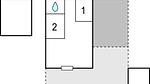 floor-plan - Ferienhaus für 8 Personen (70 m²) in Glesborg - Top-Hundeurlaub