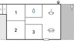floor-plan - Ferienhaus für 6 Personen (68 m²) in Ringkøbing - Top-Hundeurlaub