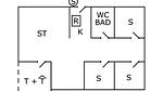 floor-plan - Ferienhaus für 6 Personen (70 m²) in Aakirkeby - Top-Hundeurlaub