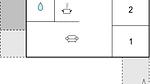 floor-plan - Ferienhaus für 4 Personen (62 m²) in Nexø - Top-Hundeurlaub