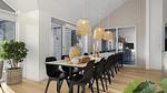 living-dining-room - Ferienhaus für 16 Personen (242 m²) in Glesborg - Top-Hundeurlaub