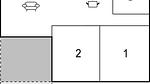 floor-plan - Ferienhaus für 4 Personen (54 m²) in Toftlund - Top-Hundeurlaub