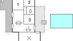 floor-plan - Ferienhaus für 6 Personen (80 m²) in Pierrerue - Top-Hundeurlaub