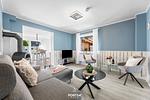 Wohnzimmer - Ferienhaus Strandflieder Büsum - Top-Hundeurlaub