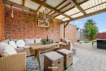 Terrasse - Ferienhaus Strandflieder Büsum - Top-Hundeurlaub