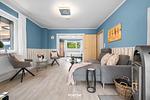 Wohnzimmer - Ferienhaus Strandflieder Büsum - Top-Hundeurlaub