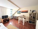 Wohnzimmer - Ferienwohnung Fischers Wiek - klein und zentral - Top-Hundeurlaub