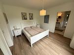 Helles Schlafzimmer mit moderner Einrichtung – Ferienhaus Villa Wildlycka in Åseda für bis zu 8 Personen - Villa Wildlycka - Top-Hundeurlaub