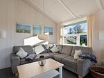 Wohnzimmer - Ferienhaus Strandpark 11 - Top-Hundeurlaub