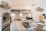 Offene Wohnküche - Residenz Seestern WE 10 "Gartenlounge" - Top-Hundeurlaub