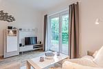 Wohnbereich - Residenz Seestern WE 10 "Gartenlounge" - Top-Hundeurlaub