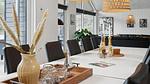 living-dining-room - Ferienhaus für 18 Personen (240 m²) in Aakirkeby - Top-Hundeurlaub