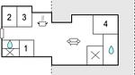 floor-plan - Ferienhaus für 8 Personen (124 m²) in Løkken - Top-Hundeurlaub