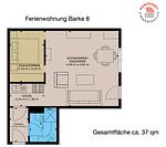 Grundriss - Barke 08 - Ankerney - Top-Hundeurlaub