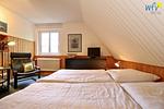 Schlafzimmer - Ferienwohnung Unser Boot - Top-Hundeurlaub