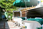 Terrasse - Ferienwohnung Unser Boot - Top-Hundeurlaub