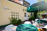 Terrasse - Ferienwohnung Unser Boot - Top-Hundeurlaub