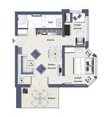 Grundriss - Wohnung 1-41 - Top-Hundeurlaub