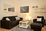 Wohnzimmer - Wohnung 1-05 - Top-Hundeurlaub