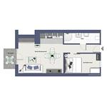 Grundriss - Wohnung 1-05 - Top-Hundeurlaub