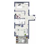 Grundriss - Wohnung 25 - Top-Hundeurlaub