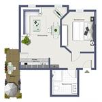 Grundriss - Wohnung 09 - Top-Hundeurlaub