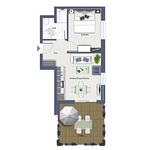 Grundriss - Wohnung 10 - Top-Hundeurlaub