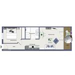 Grundriss - Wohnung 310 - Top-Hundeurlaub