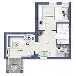 Grundriss - Wohnung 08 - Top-Hundeurlaub