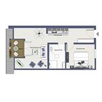 Grundriss - Wohnung 513 - Top-Hundeurlaub