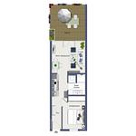 Grundriss - Wohnung 202 - Top-Hundeurlaub