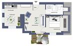Grundriss - Wohnung 38 - Top-Hundeurlaub