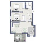 Grundriss - Wohnung 01 - Top-Hundeurlaub