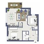 Grundriss - Wohnung 14 - Top-Hundeurlaub