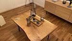 Wohnzimmertisch aus Holz im skandinavischen Stil im Ferienhaus - Villa Bergsmåla - Top-Hundeurlaub