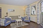 Wohnzimmer - FeWo10: strandnah, Balkon - Top-Hundeurlaub