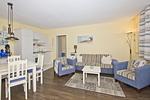 Küche / Küchenzeile - FeWo10: strandnah, Balkon - Top-Hundeurlaub