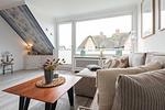 Wohnzimmer - Haus Heidehörn App. 7 - Top-Hundeurlaub
