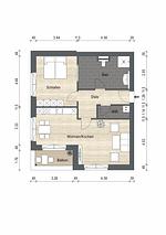 Grundriss - Lüttje Möw (5/6) - Top-Hundeurlaub