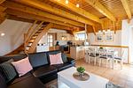 Wohnzimmer - Ferienhaus  Mellumplate 34 - Top-Hundeurlaub