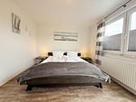 Schlafzimmer - Mien Hus, Wohnung 2 - Top-Hundeurlaub