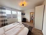 Schlafzimmer - Mien Hus, Wohnung 2 - Top-Hundeurlaub