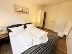 Schlafzimmer - Mien Hus, Wohnung 2 - Top-Hundeurlaub