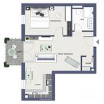 Grundriss - Wohnung 13 - Top-Hundeurlaub