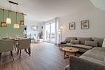 Wohnzimmer - Deichbude, Whg. 4 - Top-Hundeurlaub
