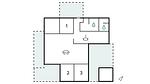 floor-plan - Ferienhaus für 6 Personen (74 m²) in Nexø - Top-Hundeurlaub