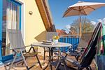 Balkon - Jordanstraße 22 Wohnung Inselwind 2 - Top-Hundeurlaub