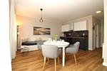 Wohnzimmer - Ostseeresidenz Appartements Wischuer Fewo 26 - Top-Hundeurlaub