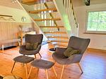Gemütliche Sitzecke im Obergeschoss von Villa Yasjö - Villa Yasjö - Top-Hundeurlaub